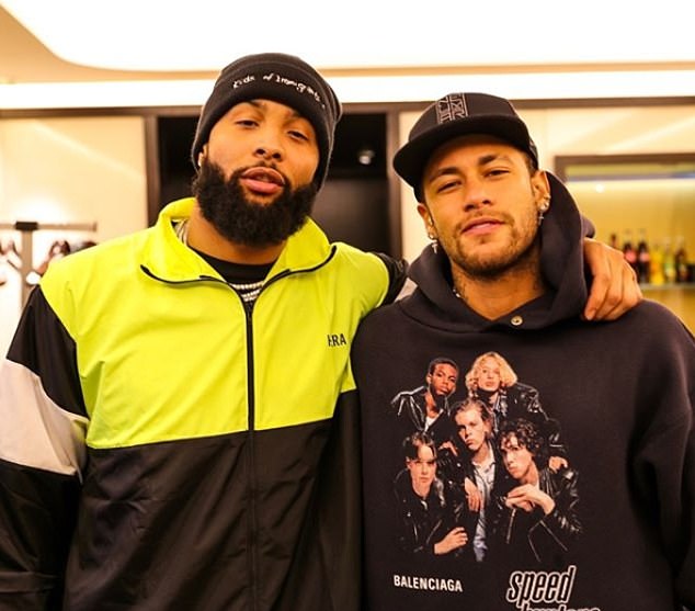 Neymar recently spent time with Odell Beckham Jr during PSG's win over Marseille