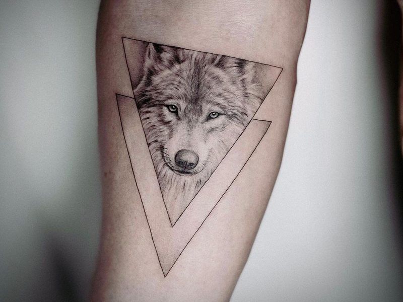 Tattoo uploaded by Baján Gábor  Wolf  Tattoodo