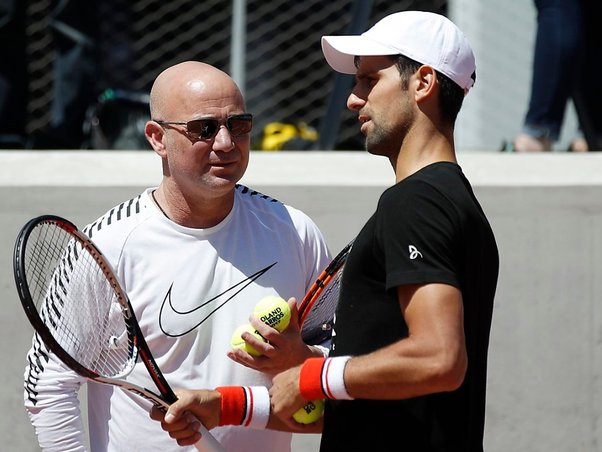 How does Andre Agassi help Novak Djokovic as a coach? - Quora