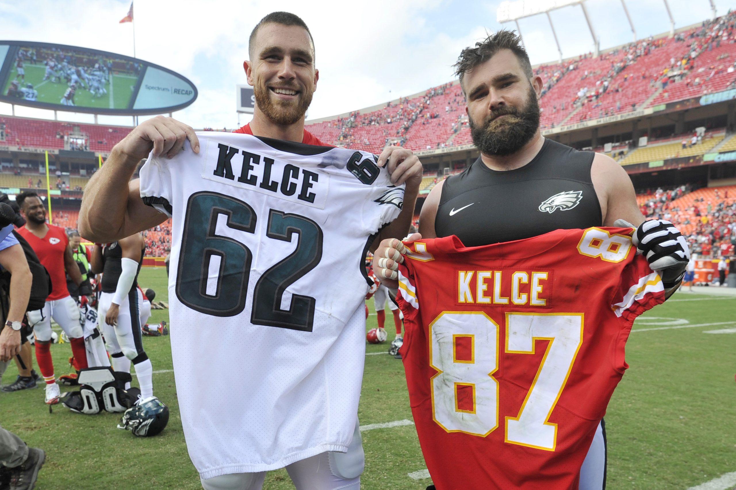 Travis and Jason Kelce's hometown is rooting for both brothers in the Super  Bowl | KCUR - Kansas City news and NPR