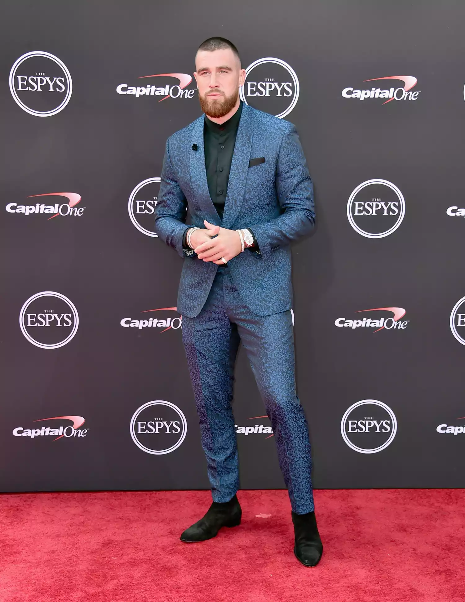 Travis Kelce attends The 2018 ESPYS at Microsoft Theater on July 18, 2018 in Los Angeles, California