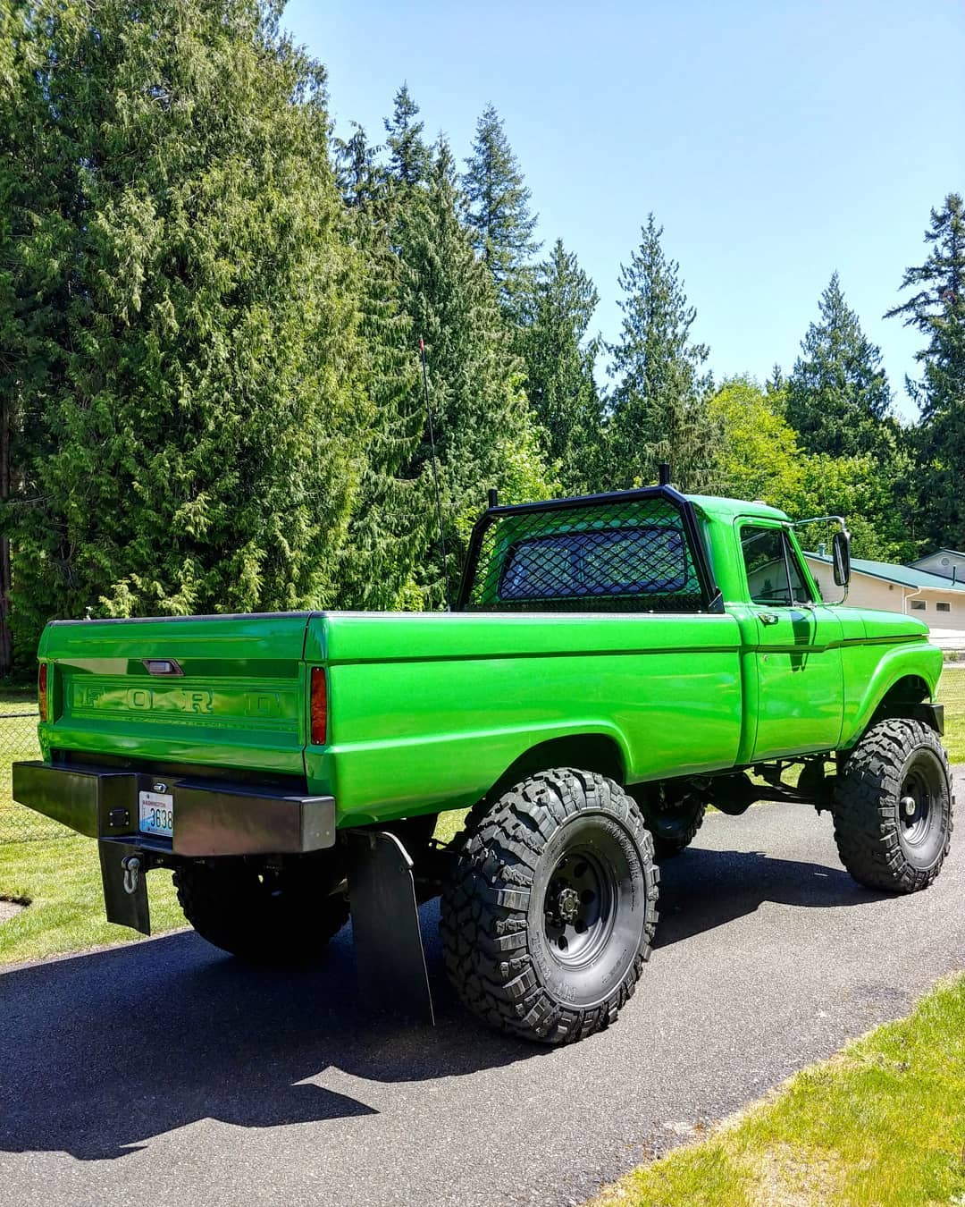 Exploring the 1965 Ford F100 with a '64 Grill on 41.5" Pitbull Tires