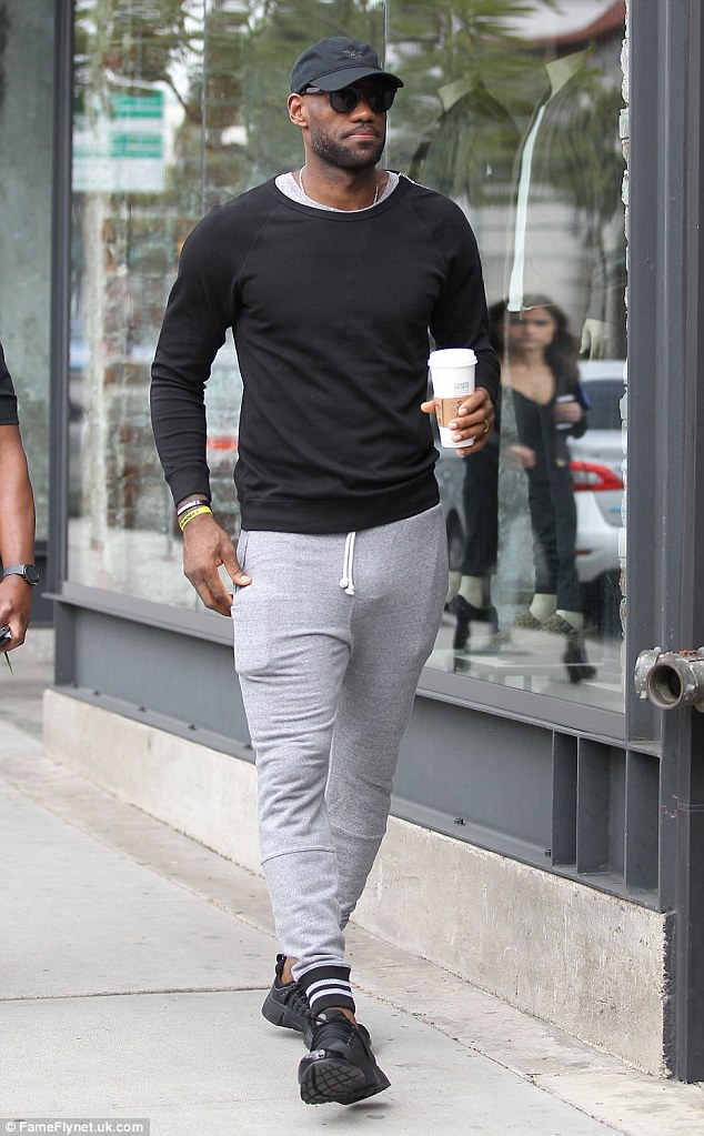 LeBron James Spotted Rocking a Casual Look While Enjoying an Iced ...