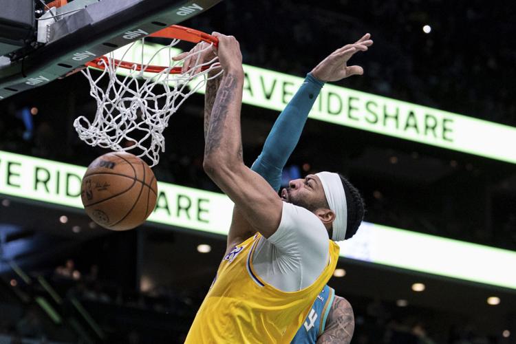 Anthony Davis has 3rd career triple-double, Lakers beat Hornets 124-118 | National | kentuckytoday.com