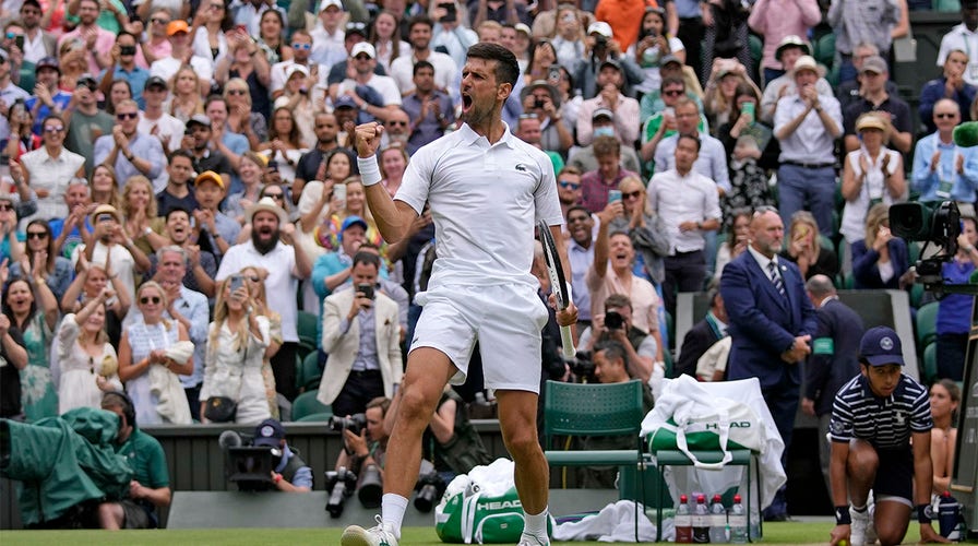 Wimbledon 2022: Novak Djokovic battles back to beat Jannik Sinner; advances  to semifinal | Fox News