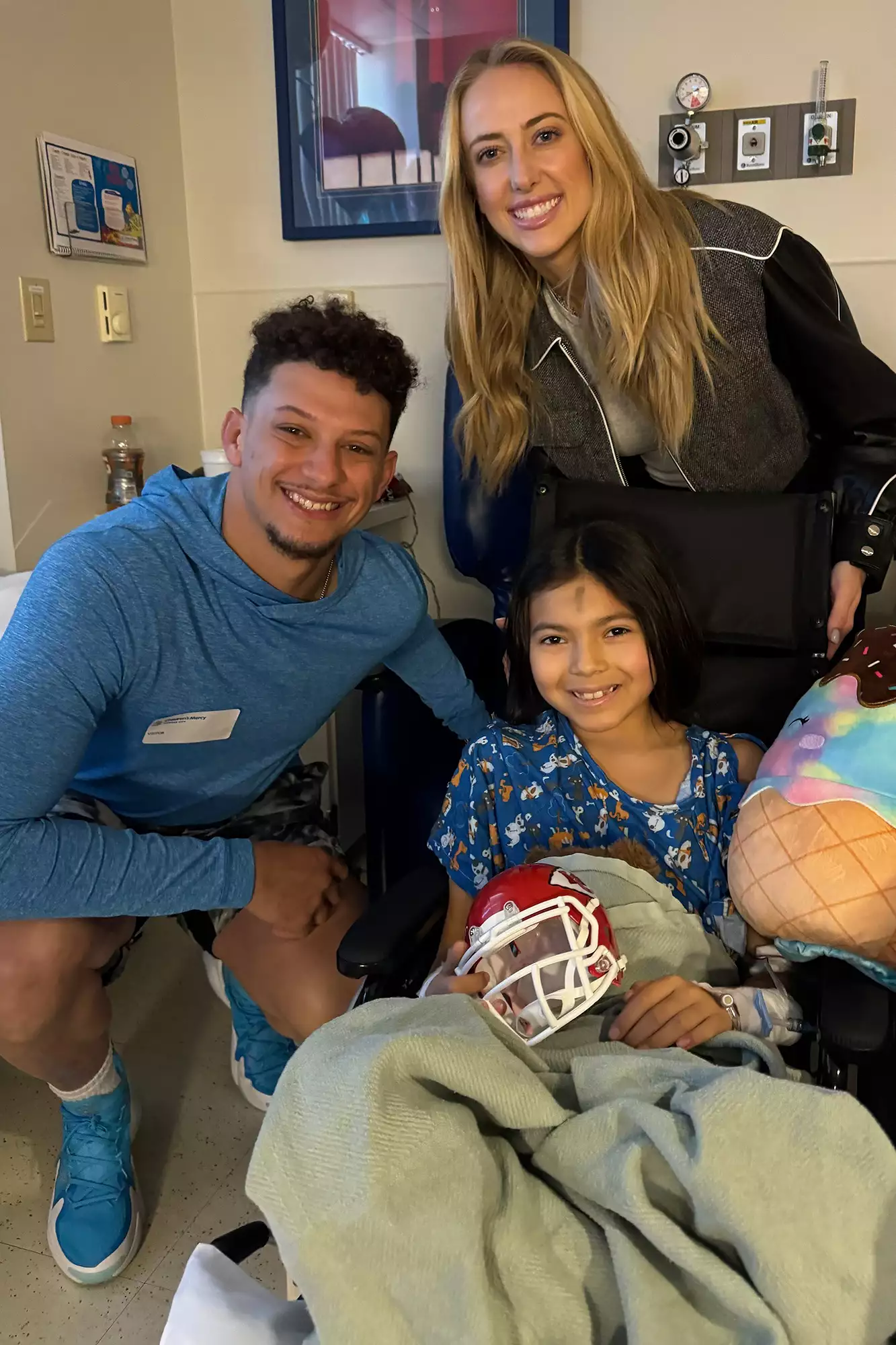 Patrick, Brittany Mahomes Visit Kids Wounded in Chiefs Parade Shooting