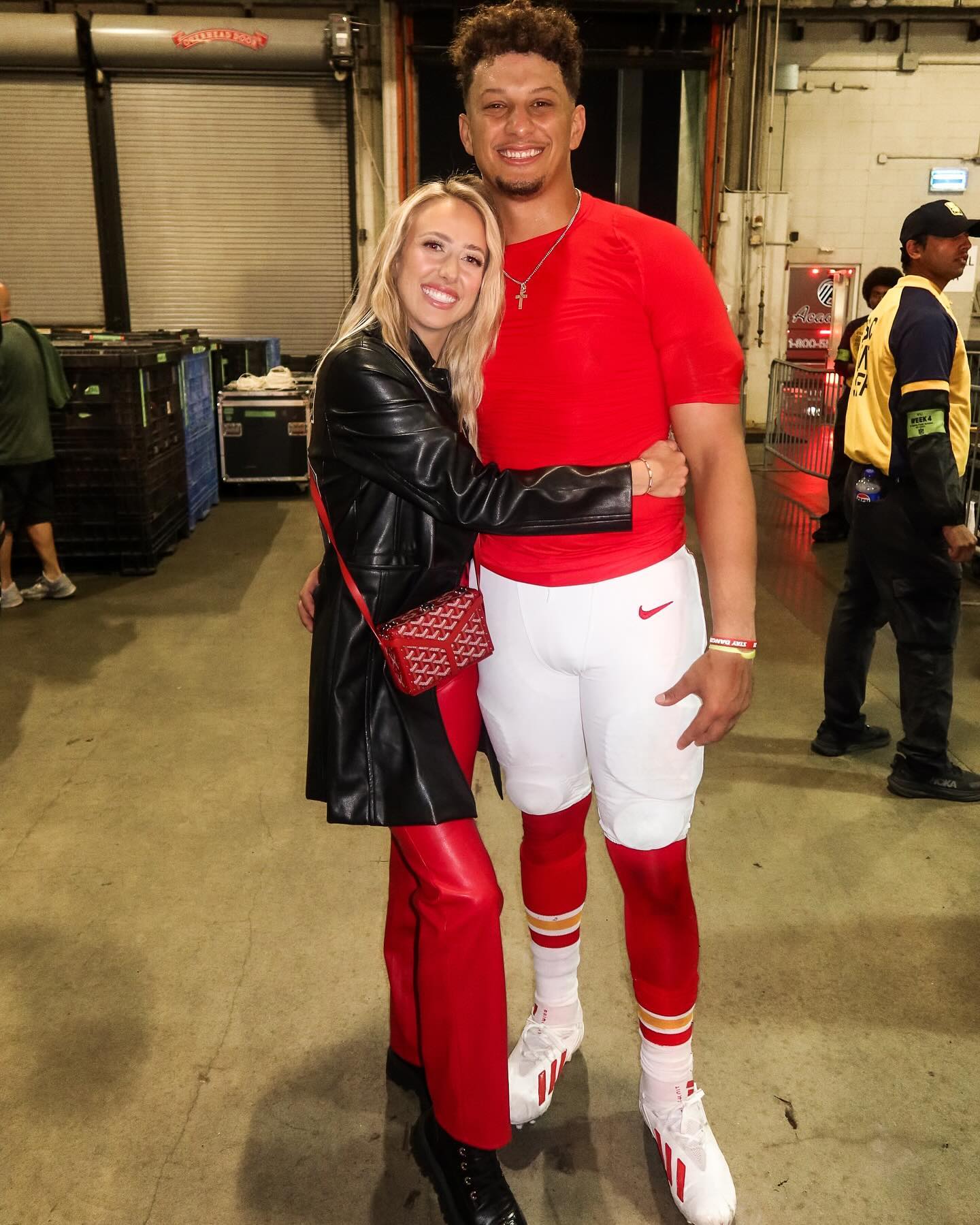 Brittany and Patrick Mahomes