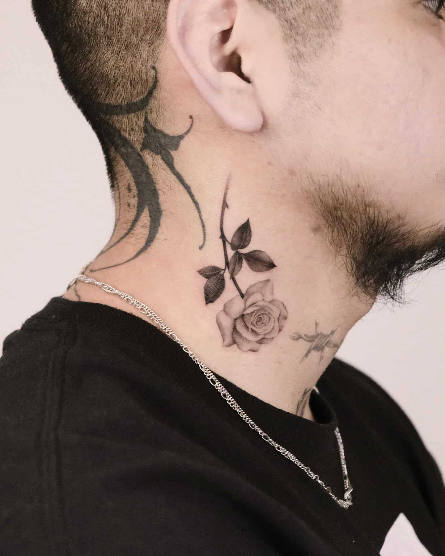 Neck Tattoo Ideas 8