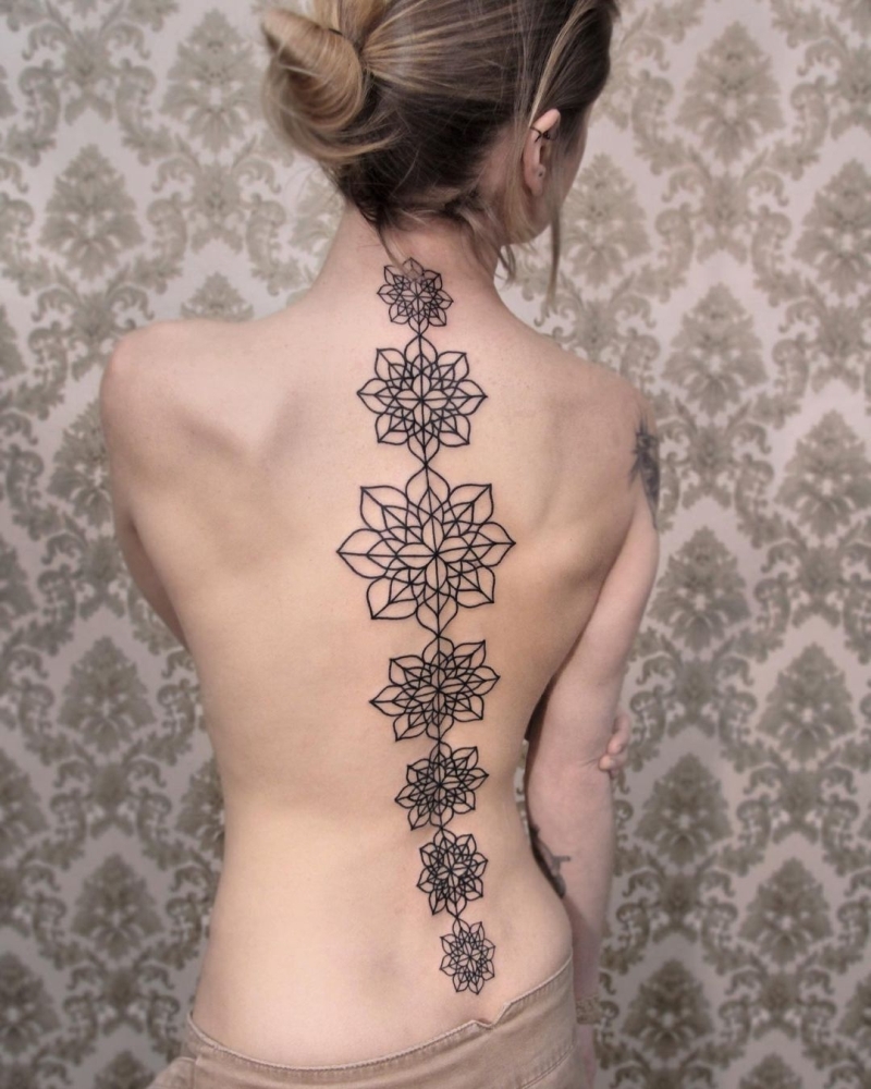 awesome spine mandalas @dotstolines 32