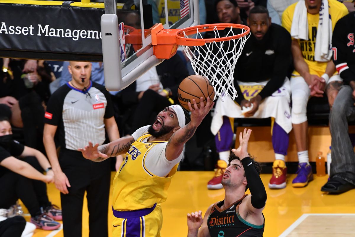 Lakers vs. Wizards Final Score: Anthony Davis helps Lakers win in OT -  Silver Screen and Roll