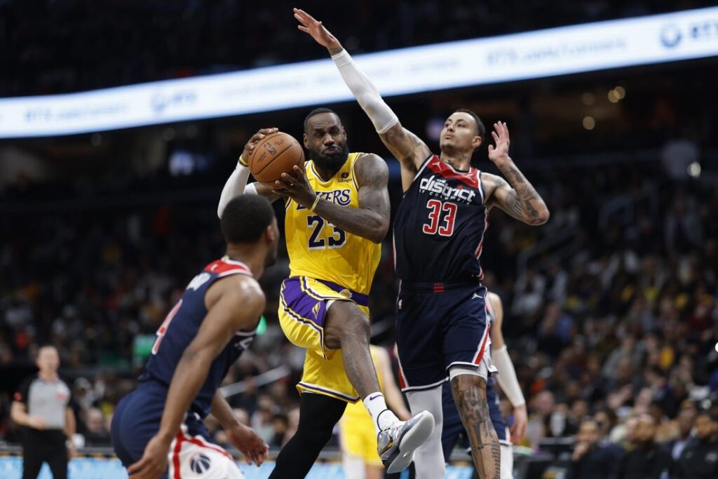 Lakers get 113 points from starters to dispatch Wizards - Field Level Media  - Professional sports content solutions | FLM