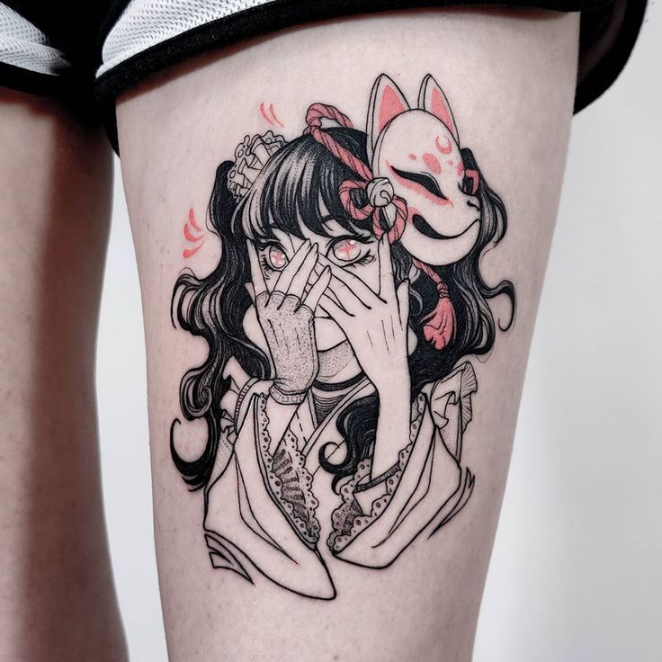 CHESTNUT TATTOO on Instagram: "Baby metal  Yui #japanesetattoo  #animetattoo #kitsune #babymetal #babymetaltattoo #babymetalyui" | Gamer  tattoos, Body art tattoos, Simplistic tattoos