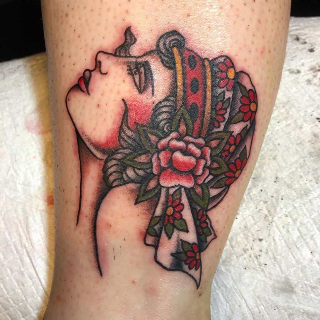 traditional gypsy rose tattoos jun_hyuck_traditional