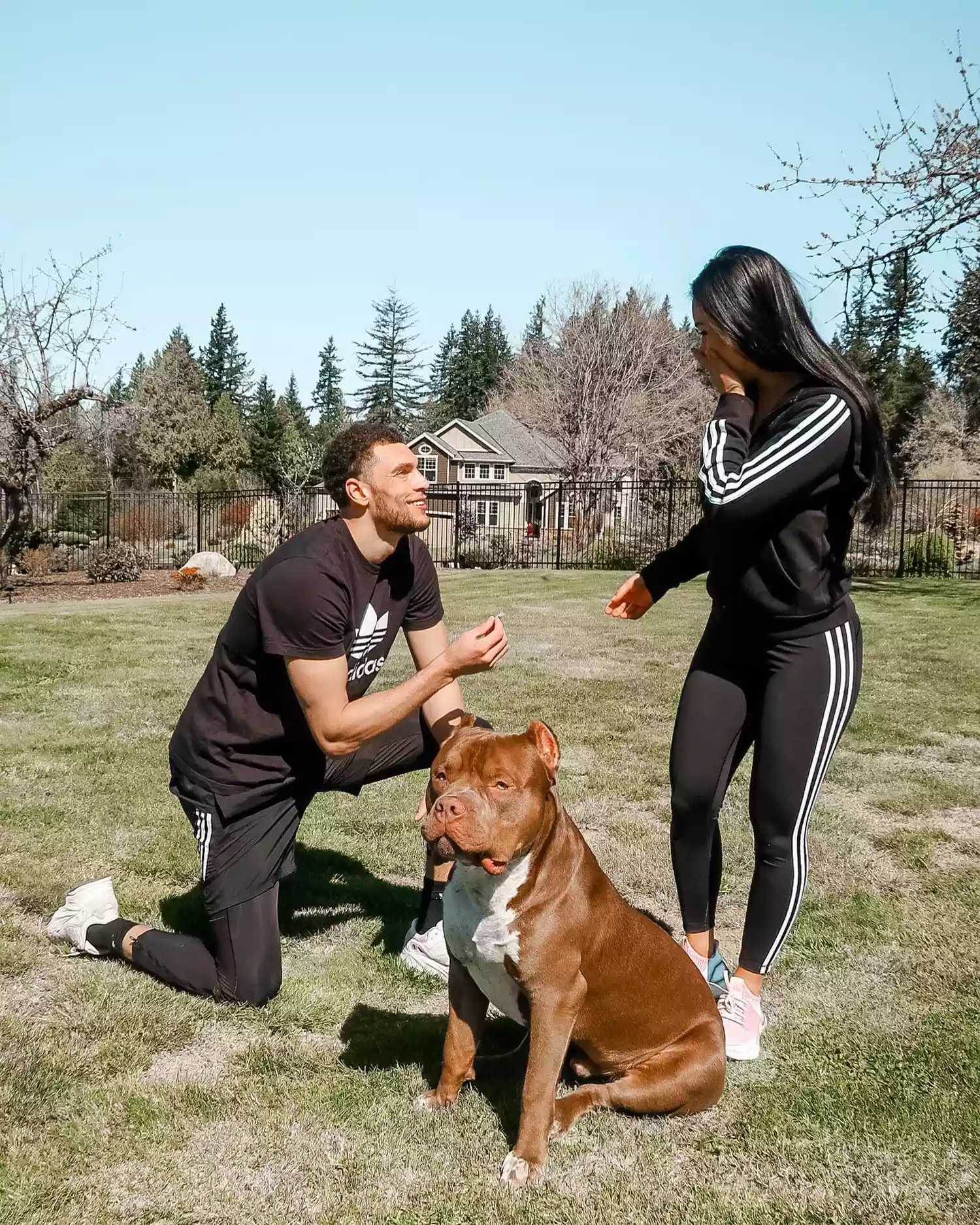 Zach LaVine proposes to Hunter LaVine