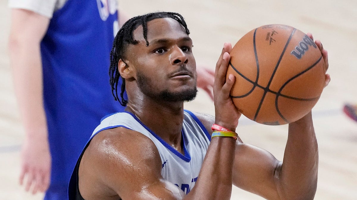 Bronny James: 'I never thought about playing with my dad' | Fox News