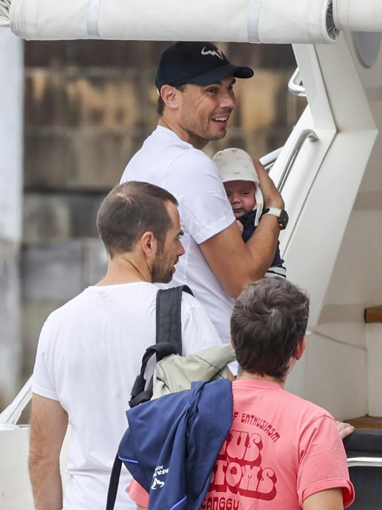 VIDEO: Rafael Nadal and baby son go sightseeing on Sydney Harbour – Rafael  Nadal Fans