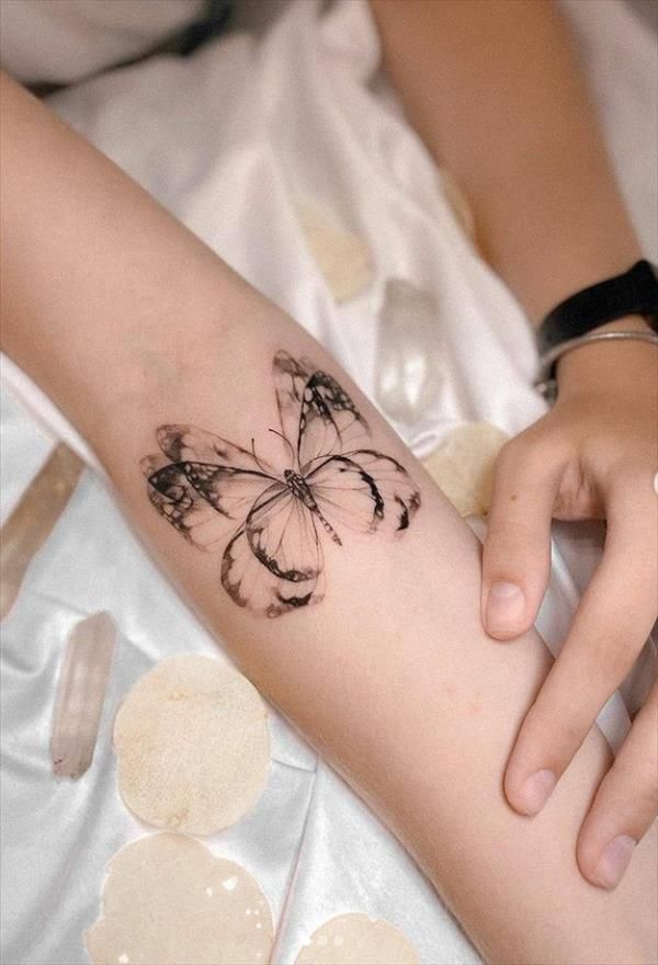 Tattoo design |Wonderful Butterfly tattoo design-A symbol of happiness and  love! - Mycozylive.com | Hand tattoos for girls, Tattoos, Butterfly tattoo  designs
