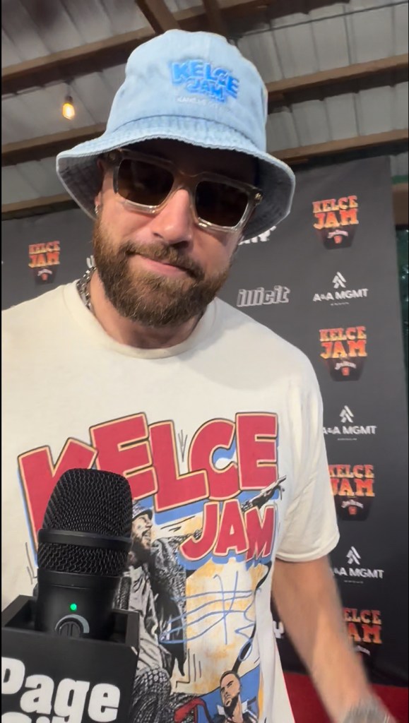 Travis Kelce at Kelce Jam