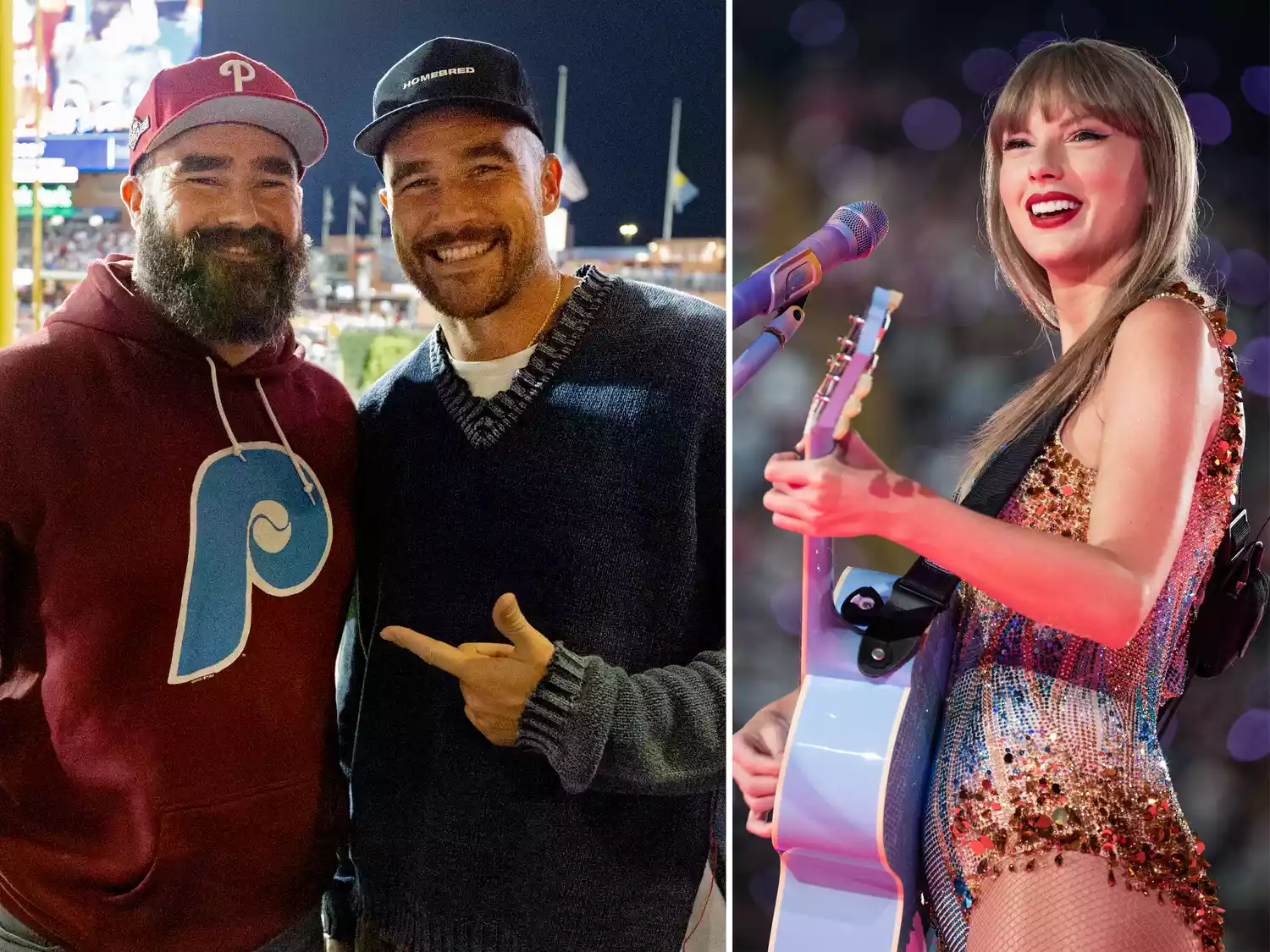 Kelce brothers and taylor swift