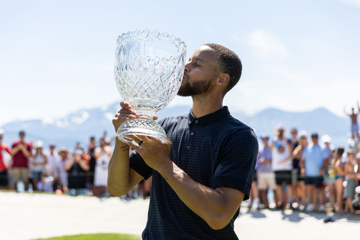 Warriors video: Steph Curry wins American Century Championship - Golden  State Of Mind