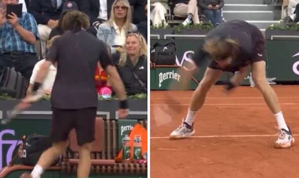 Andrey Rublev admits to 'worst behaviour at a Grand Slam' after French Open  meltdown | Tennis | Sport | Express.co.uk