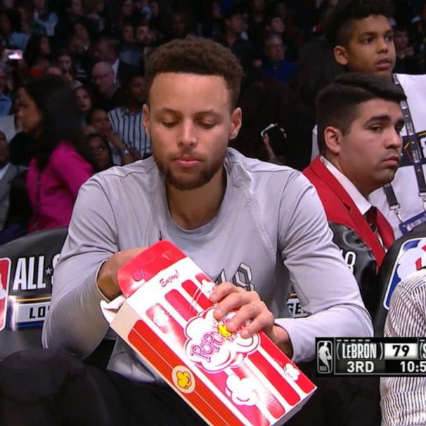 Steph Curry ranks NBA arenas' popcorns - Good Morning America