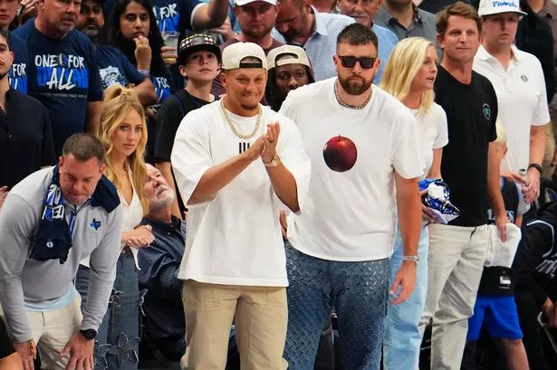 Travis Kelce faces harsh reception at NBA game in Dallas, overshadowed by  cheers for Patrick Mahomes | Mirror Online - Mirror Online