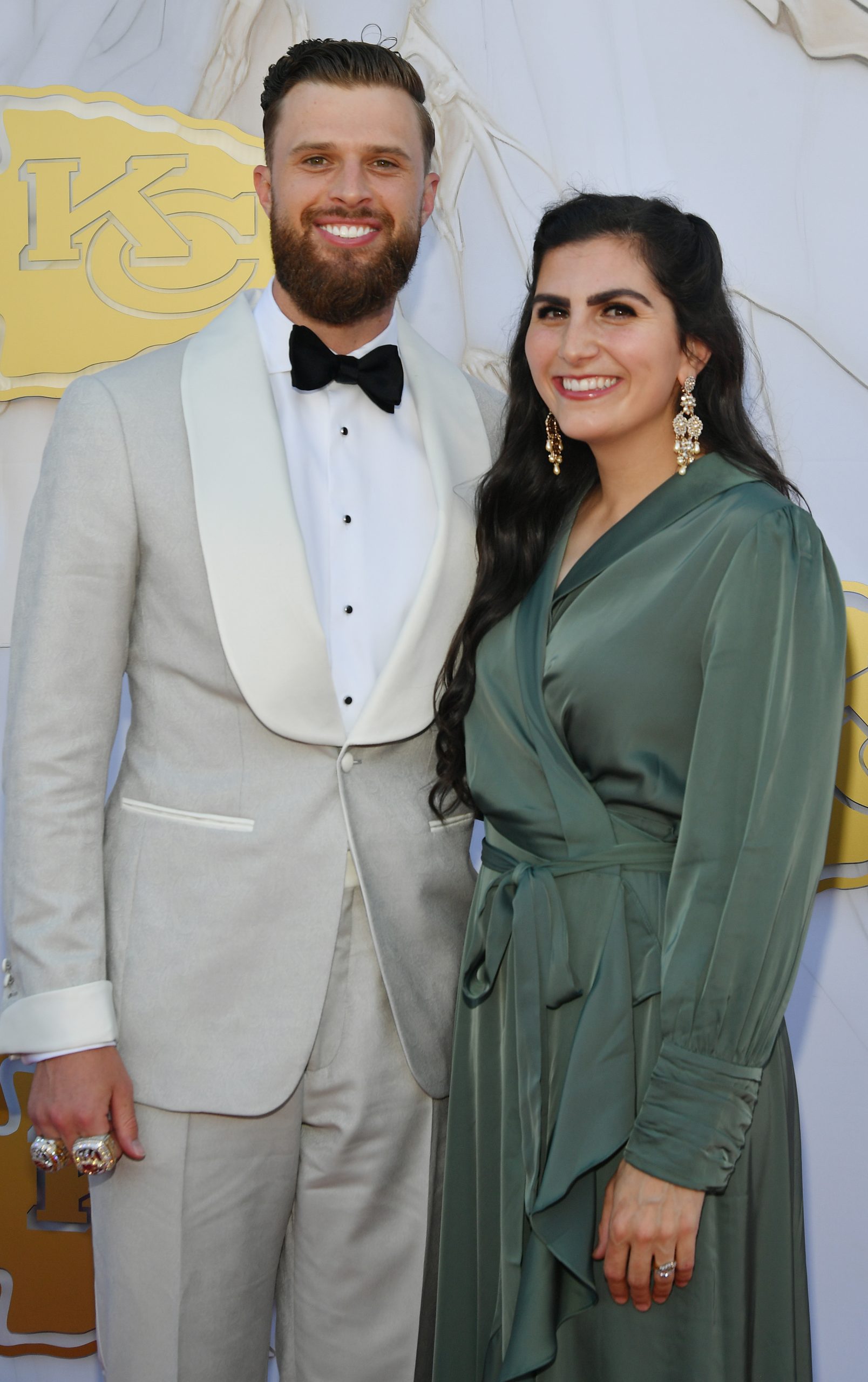 Harrison Butker and Isabelle Butker