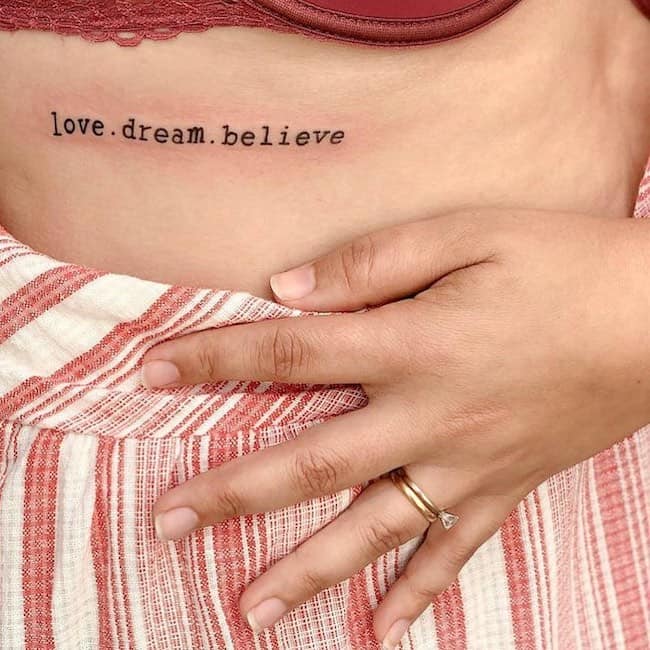 love-dream-believe-Girl-power-quote-tattoo-ideas-for-girl-boss-OurMindfulLife.com_