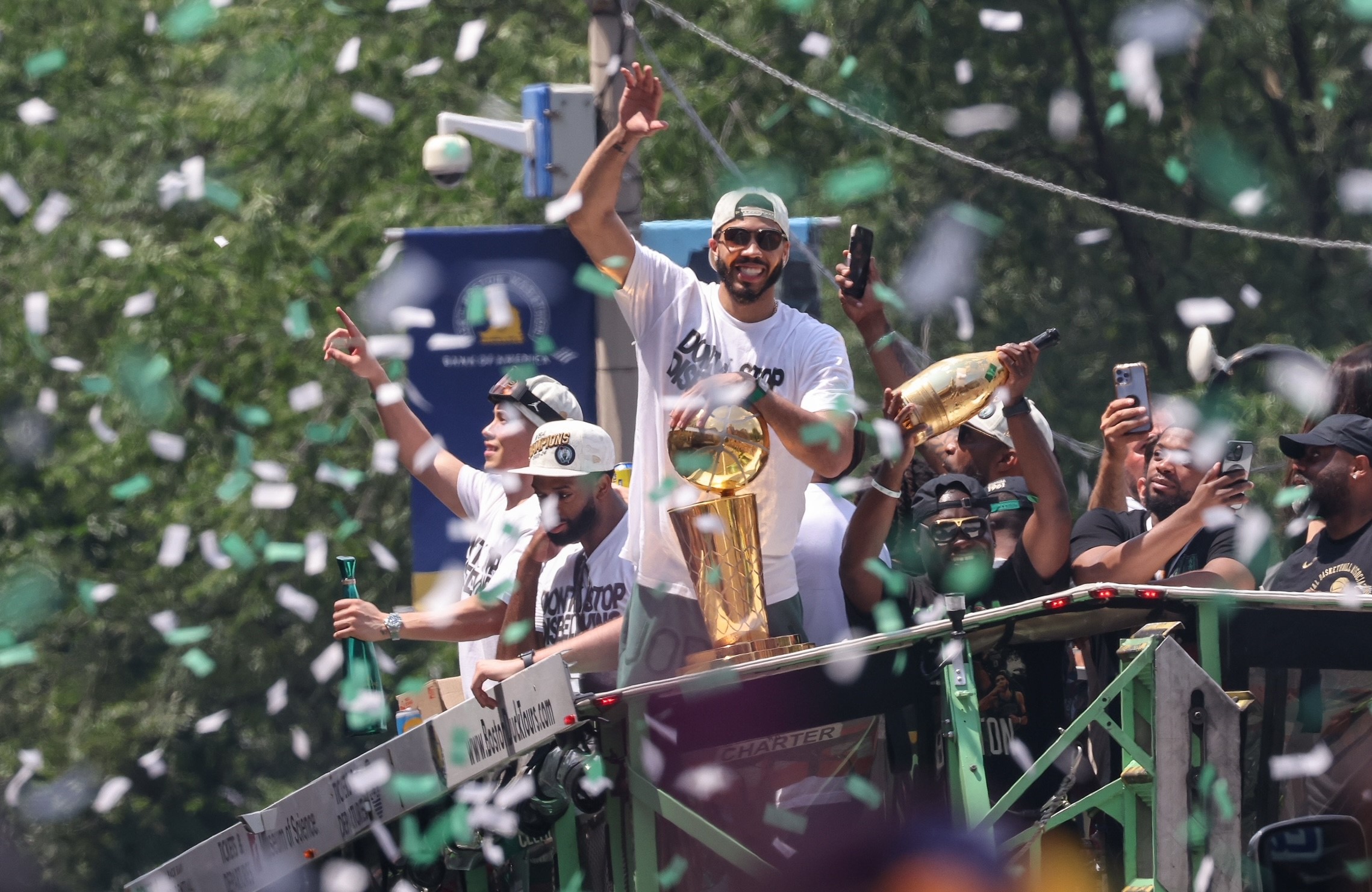 PHOTOS: Boston Celtics 2024 championship parade of duck boats Friday – NBC  Boston