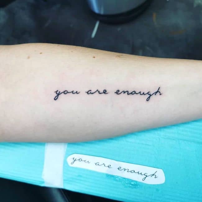 you-are-enough-self-love-quote-tattoos-OurMindfulLife.com_
