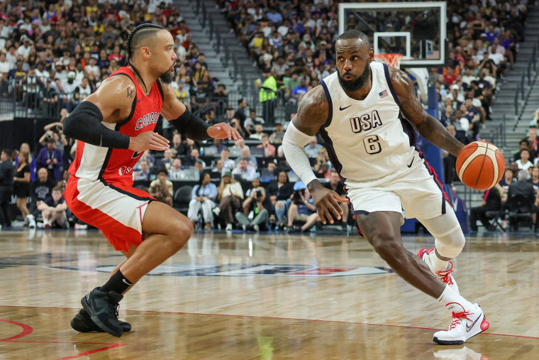 Team USA men's basketball cruises past Canada in first look before Paris  Olympics