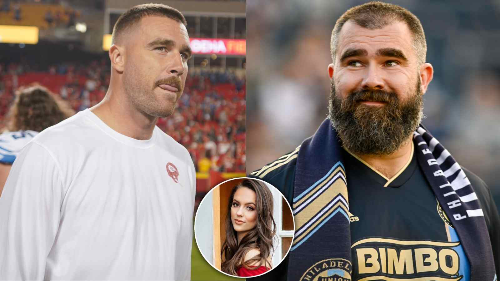 Jason Kelce interrupts Travis Kelce after he attempted to take a jibe at Bill Belichick’s 24-year-old girlfriend