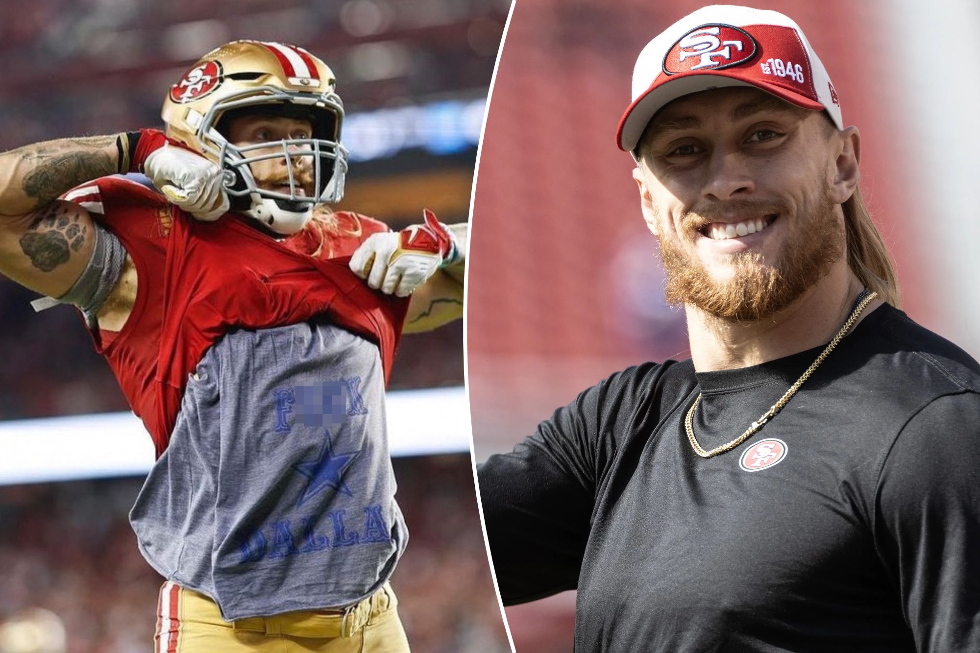 George Kittle fined $13,000 for with 'F--k Dallas' shirt