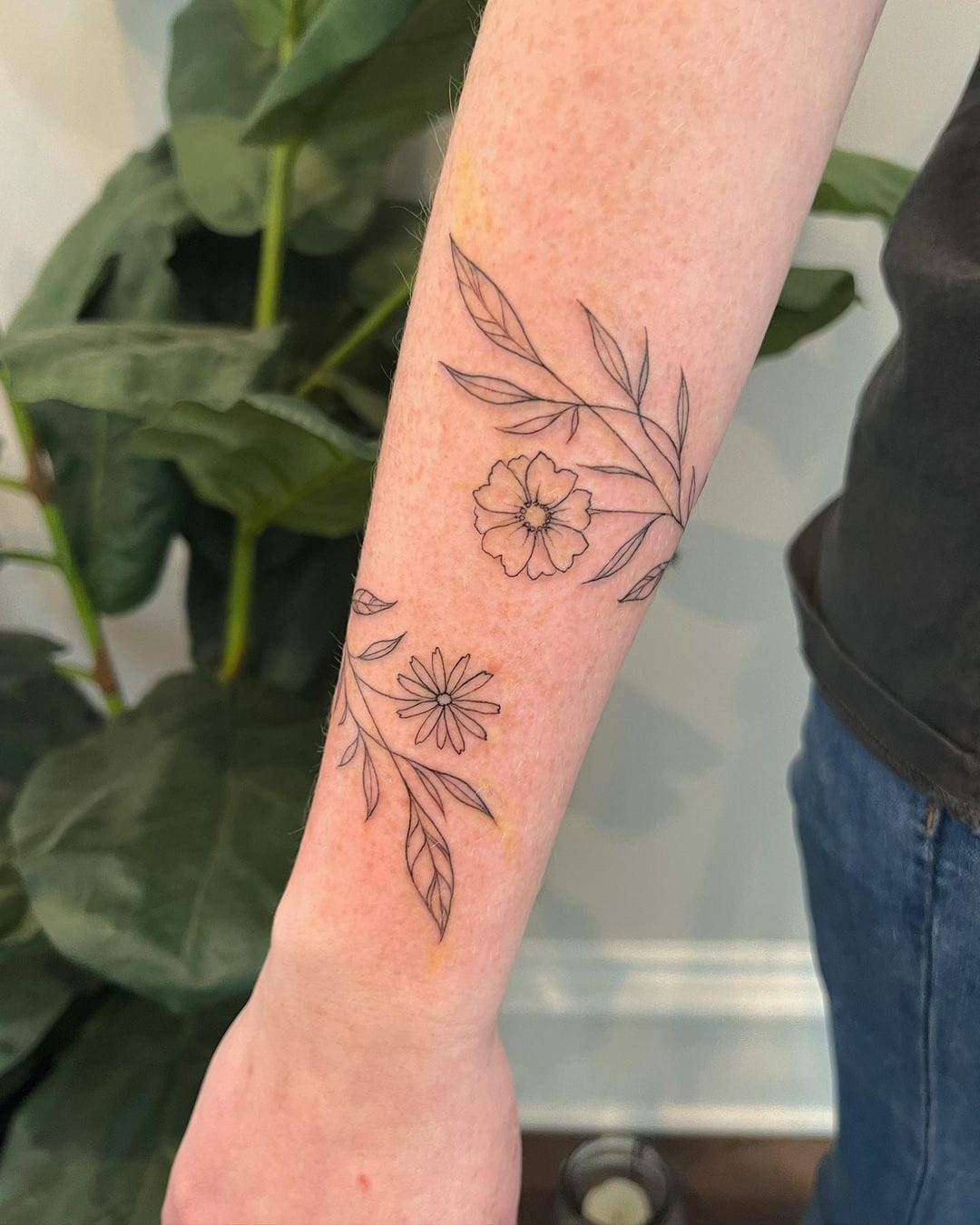 Simple Vine Tattoos