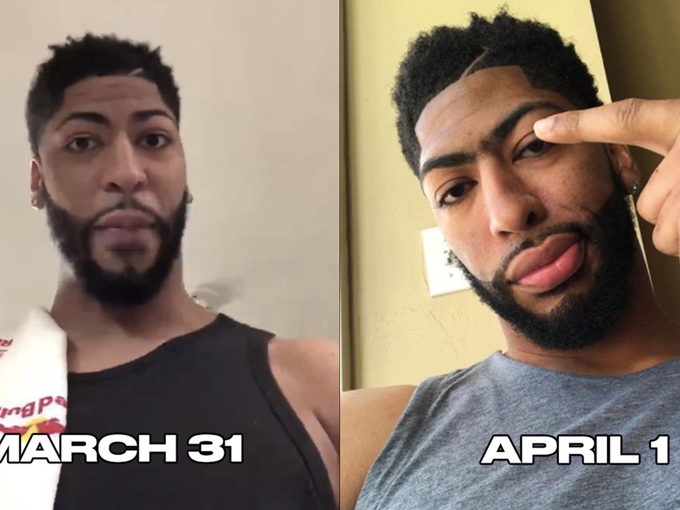 No, Anthony Davis did not shave his unibrow - SBNation.com