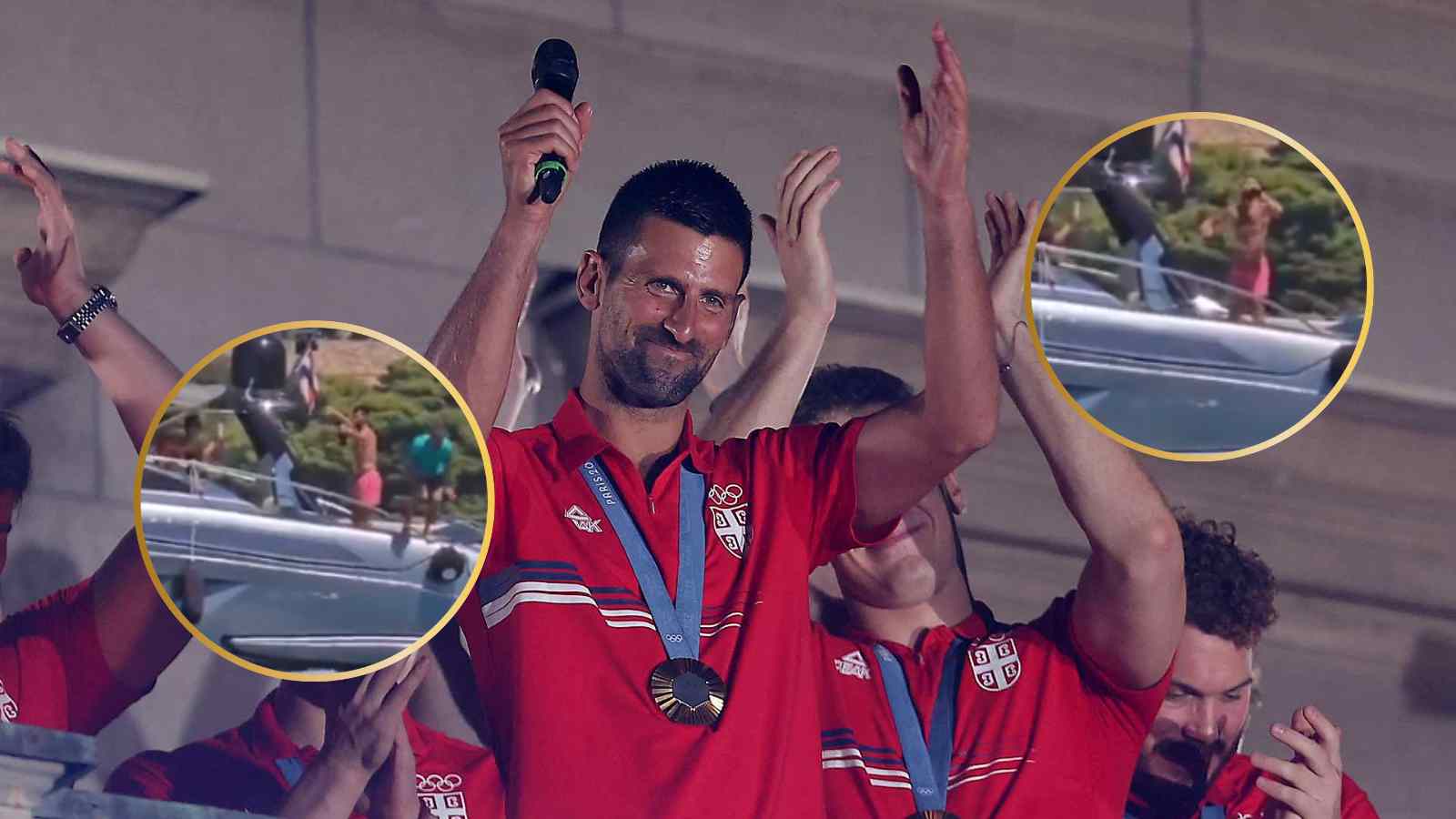 (Video) Novak Djokovic caught drinking in public after Paris Olympics triumph; breaks own rule