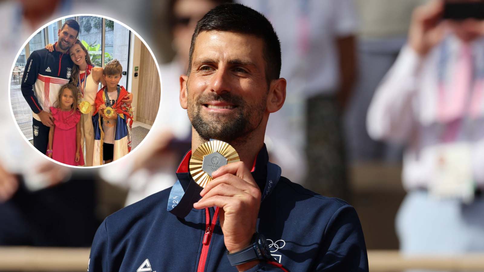 “Rare moments when I get to hold it,” Novak Djokovic reveals instead of him, his kids slept with the Olympic gold medal