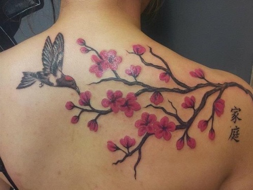 Pink Cherry Tattoo