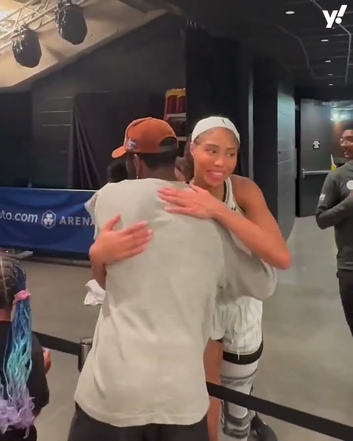 Kyrie Irving with Angel Reese and the Chicago Sky after their win - YouTube