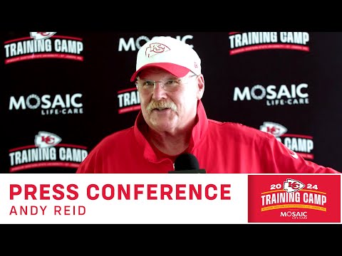 Andy Reid, Trey Smith, & Drue Tranquill Speak to the Media at Training Camp