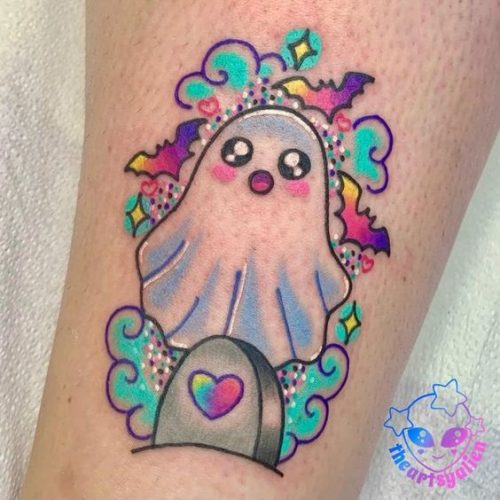 Unveiling 25 Cute Halloween Tattoo Designs: Ghosts, Ghouls, and Whimsical Wonders – Get Inked!