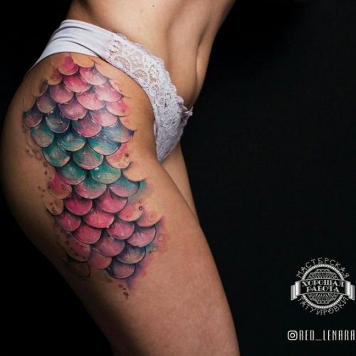 Enchanting Mermaid Scales Tattoos 2024: Top 15 Design Ideas for Ocean-Inspired Ink