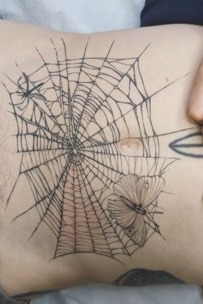 Spider Web Tattoo