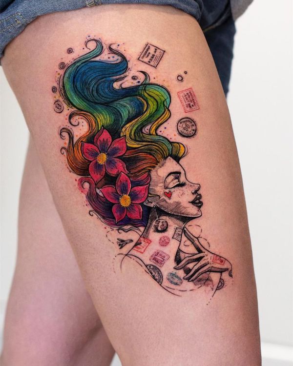 Beautiful Drawings Into Magical Tattoo