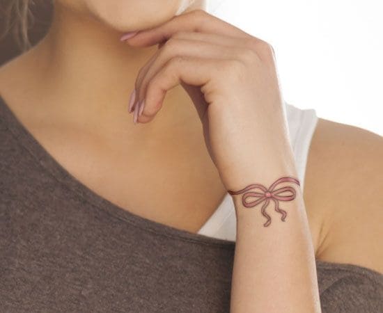 Bow Bracelet Tattoos 2