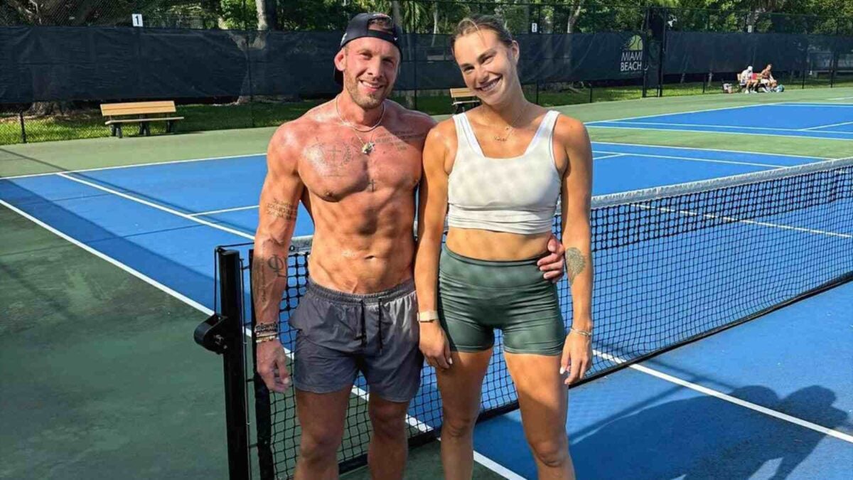 Aryna Sabalenka and Georgios Frangulis