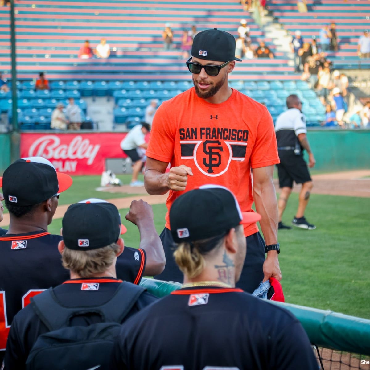 Steph Curry Makes Surprise Appearance at Baseball Game - Inside the Warriors