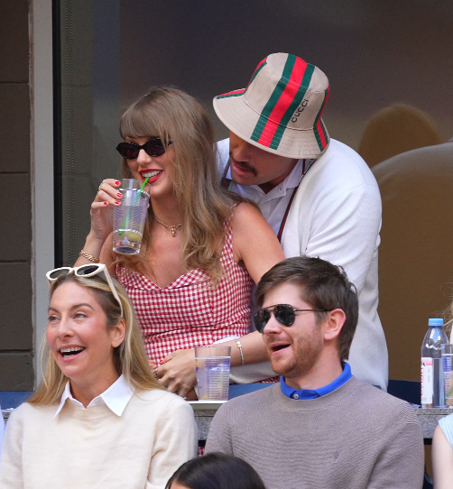 Taylor Swift and Travis Kelce at the US Open.