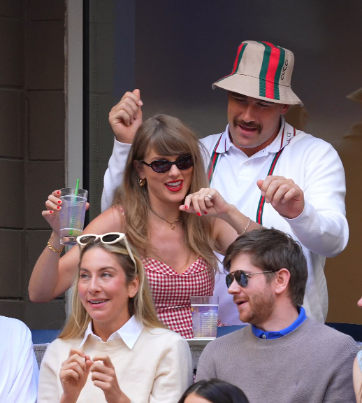 Taylor Swift and Travis Kelce at the US Open.